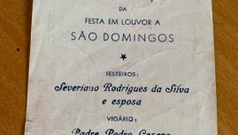 Coleção “Santinhos” da Festa de São Domingos das Torres.